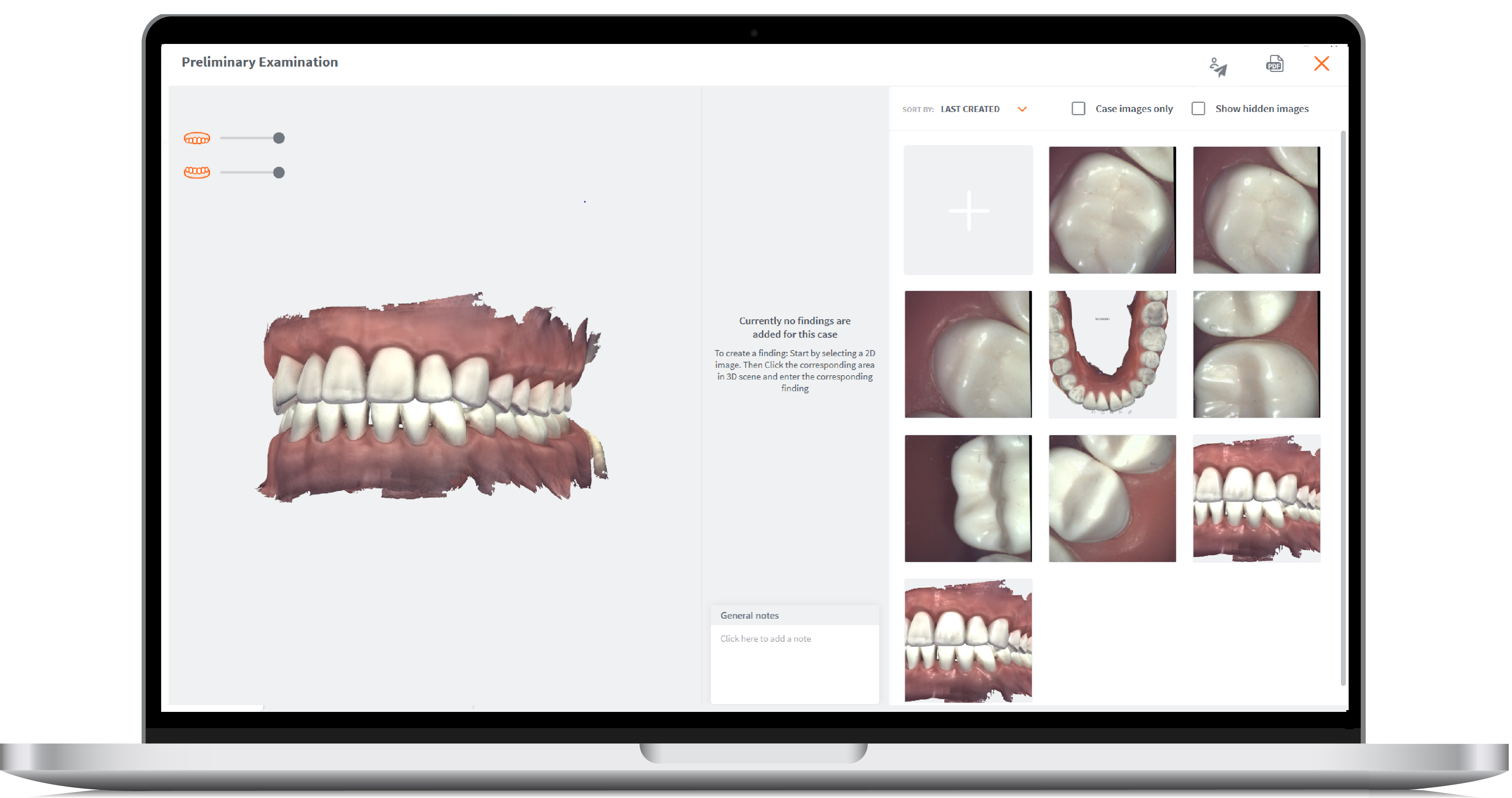 Adding a patient profile